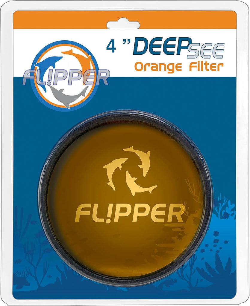 Flipper DeepSee Viewer Black - Orange Filter for aquarium magnifier 