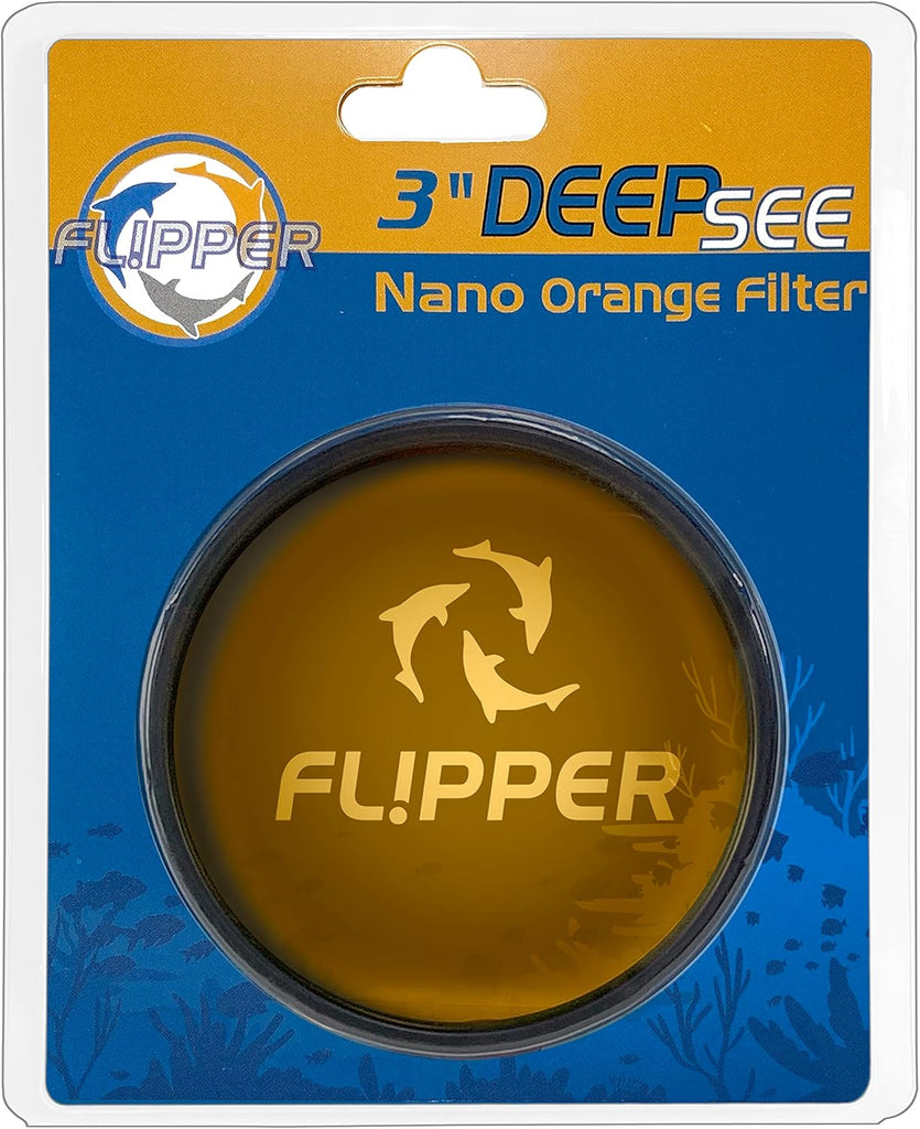 Flipper DeepSee Viewer Black - Orange Filter for aquarium magnifier 