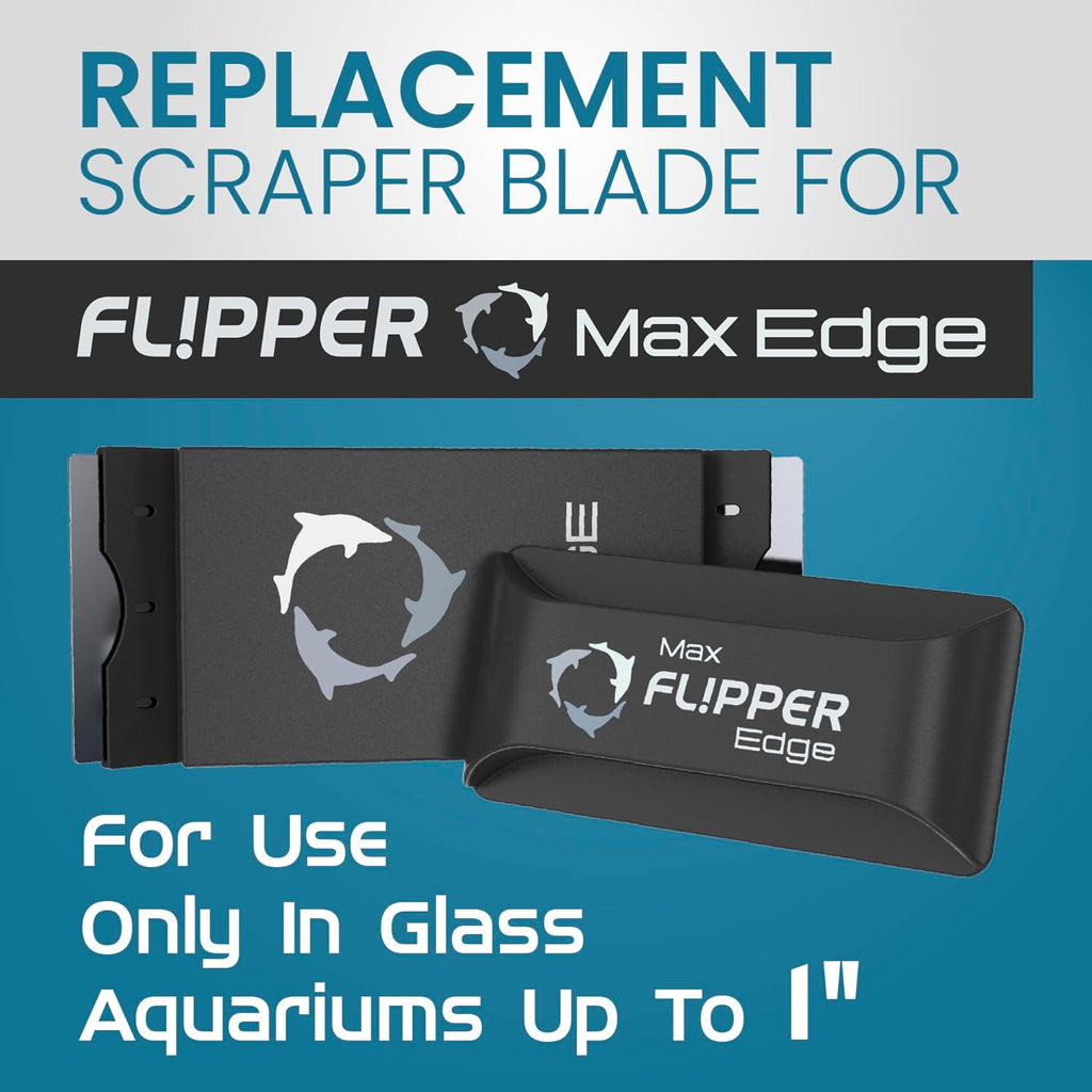 Flipper Edge MAX Stainless Steel Replacement Blades 4 Pack