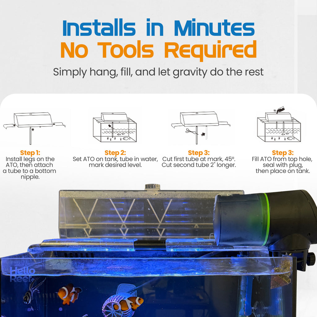 Flipper Auto Top Off (ATO) Reservoir System for Nano Aquariums